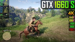 GTX 1660 Super  Red Dead Redemption 2