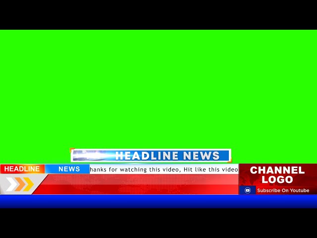 Headline News Lower Third Green Screen - YouTube headline-news-lower-third-green-screen-youtube