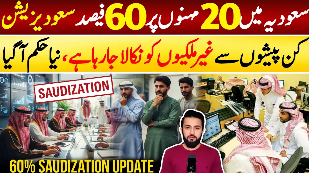 Saudization in These Professions in Saudi Arabia - Marketing Graphic Designing & 20 More Jobs