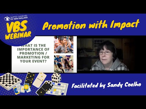 VBS Webinar: Promotion with Impact