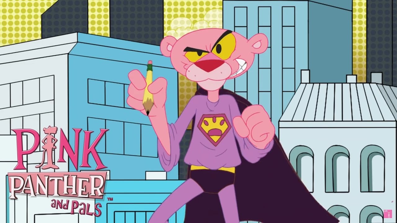 Pink Panther Saves the Day! | 30+ Minute Superhero Panther Compilation