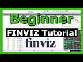 How to Use Finviz a Free Stock Screener (FINVIZ) 2019 ...