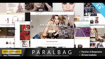 Opencart Fashion Bag Store - Parallax | Themeforest Website Templates and Themes