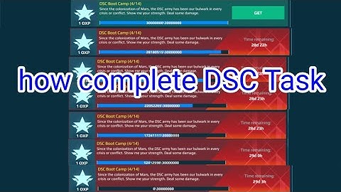 How to complete DSC task War Robots