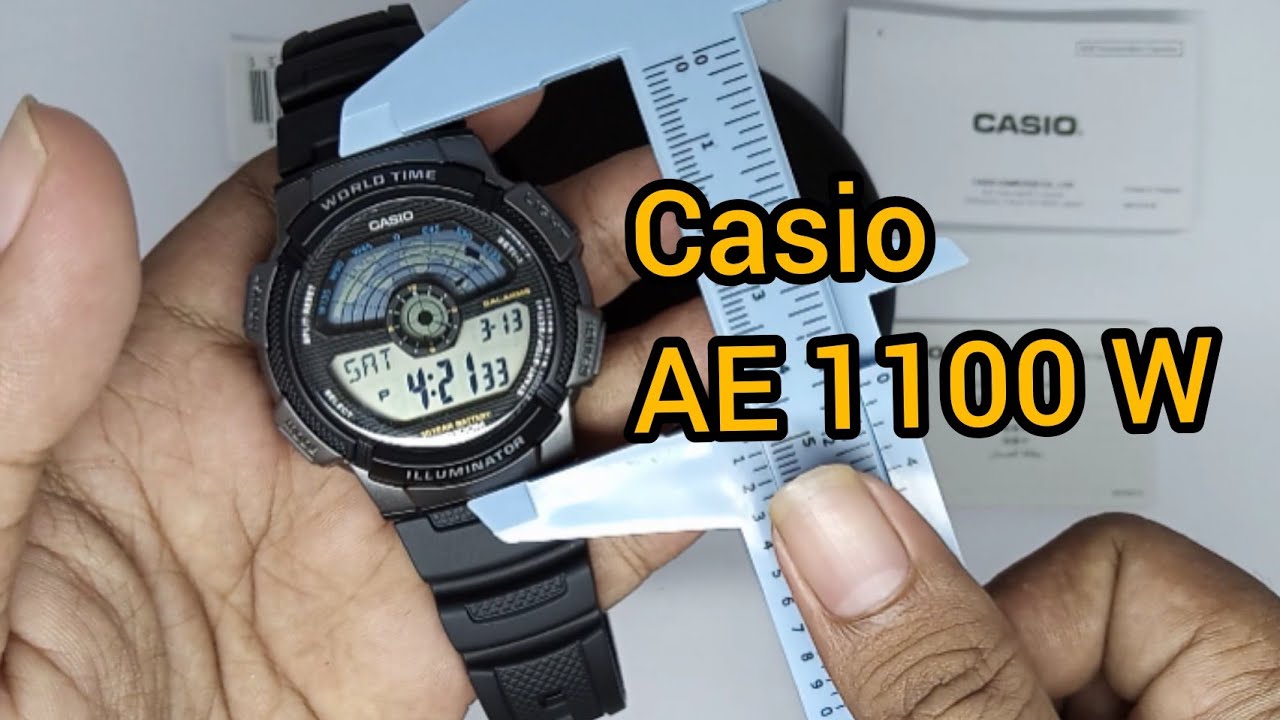 CASIO AE 1100 W - YouTube