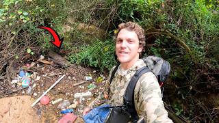 Flood Washes Up Piles of Trash and Treasure on the Creek Bottom (Mudlarking)