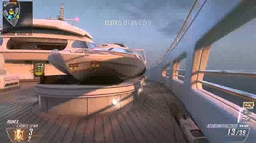 Black Ops 2: Watch your feet man! (Cross map tomahawk)