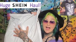 Huge SHEIN Haul! | Plus size 1X Witchy Goth Clothing Accessories and Home items!