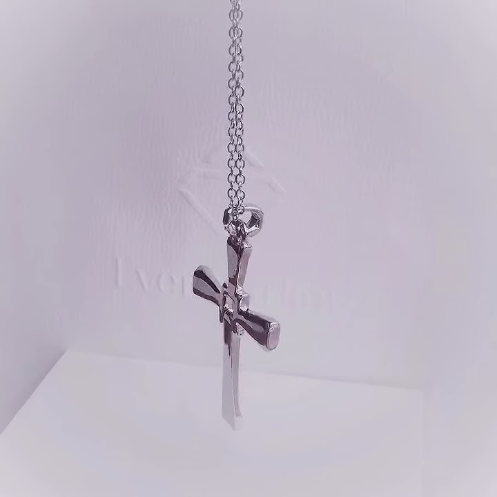 tn0408 2 1 The Fast And The Furious Dominic Toretto Cross Necklace Chain Pendant