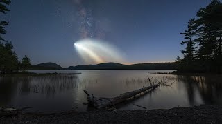 Acadia National Park Night Sky 4k Time Lapse 2022