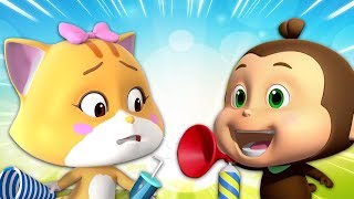 Contagious Hiccups | Cartoon Show For Children | Baby Videos By Loco Nuts