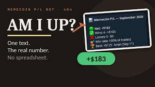n8n Telegram Bot That Answers: Am I Up This Month