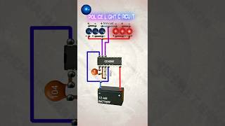 How to Make a Simple 12V Police Strobe Circuit with CD4060! (Animated Tutorial)
