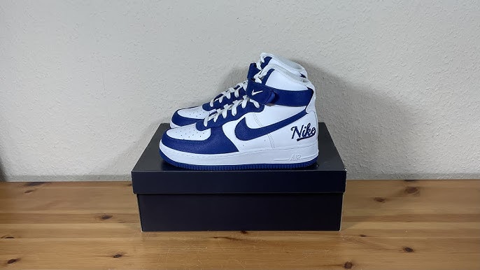 Nike Air Force 1 EMB High On Feet Sneaker Review - QuickSchopes 179 -  Schopes DC8168 100 Dodgers 