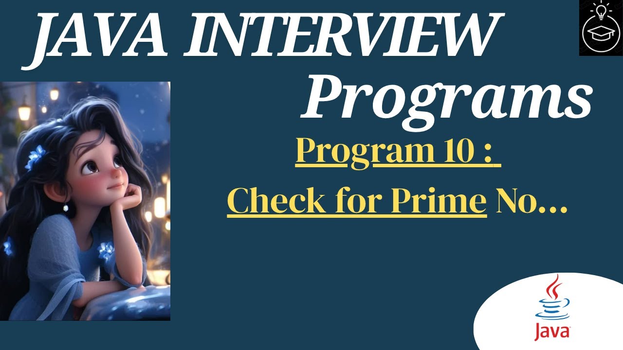 Program 10 || Check whether given Number is a Prime Number in Java ...