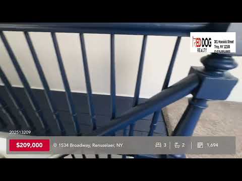 1534 Broadway, Rensselaer, NY home video tour