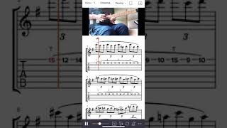 Tapping guitar lick inspired by #Bumblefoot #RebBeach . #shorts