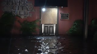 Extreme Storm Surge in Punta Gorda, Florida from Hurricane Milton