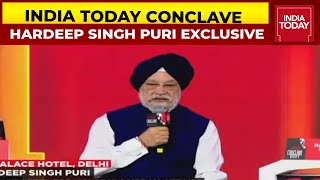 Union Minister Hardeep Singh Puri Exclusive On Vista Curtain Raiser | India Today Conclave 2021