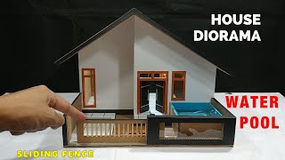 DIY - Simple Miniature House From Cardboard #2 Elegant Minimalist House Design