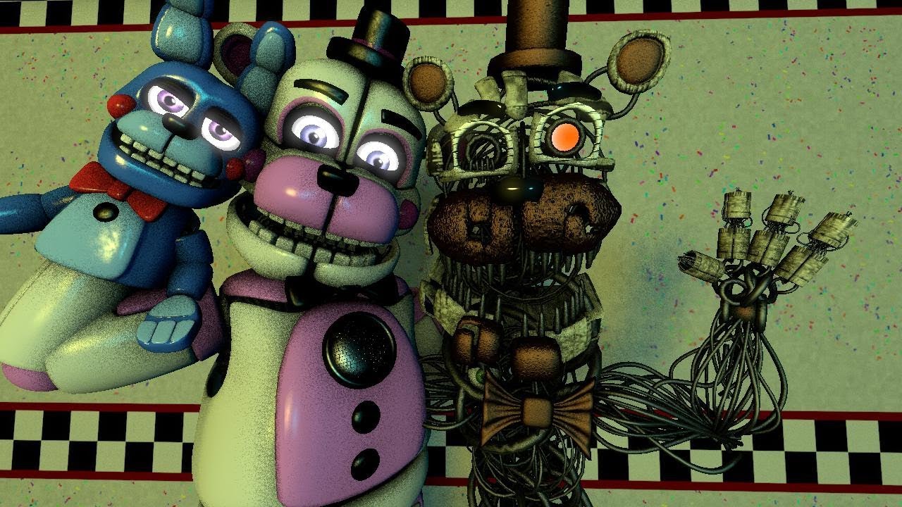 FNAF SFM Molten Freddy Meets Funtime Freddy YouTube FNAF SFM Molten Freddy Meets Funtime Freddy YouTube