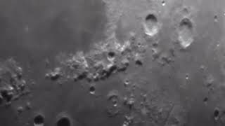 The appenine mountains on the Moon from a skywatcher 150 virtuoso GTI telescope