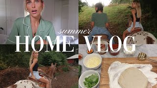 home vlog: a week in my life  *summer series part 4*  the usual, chatting, work, barn!