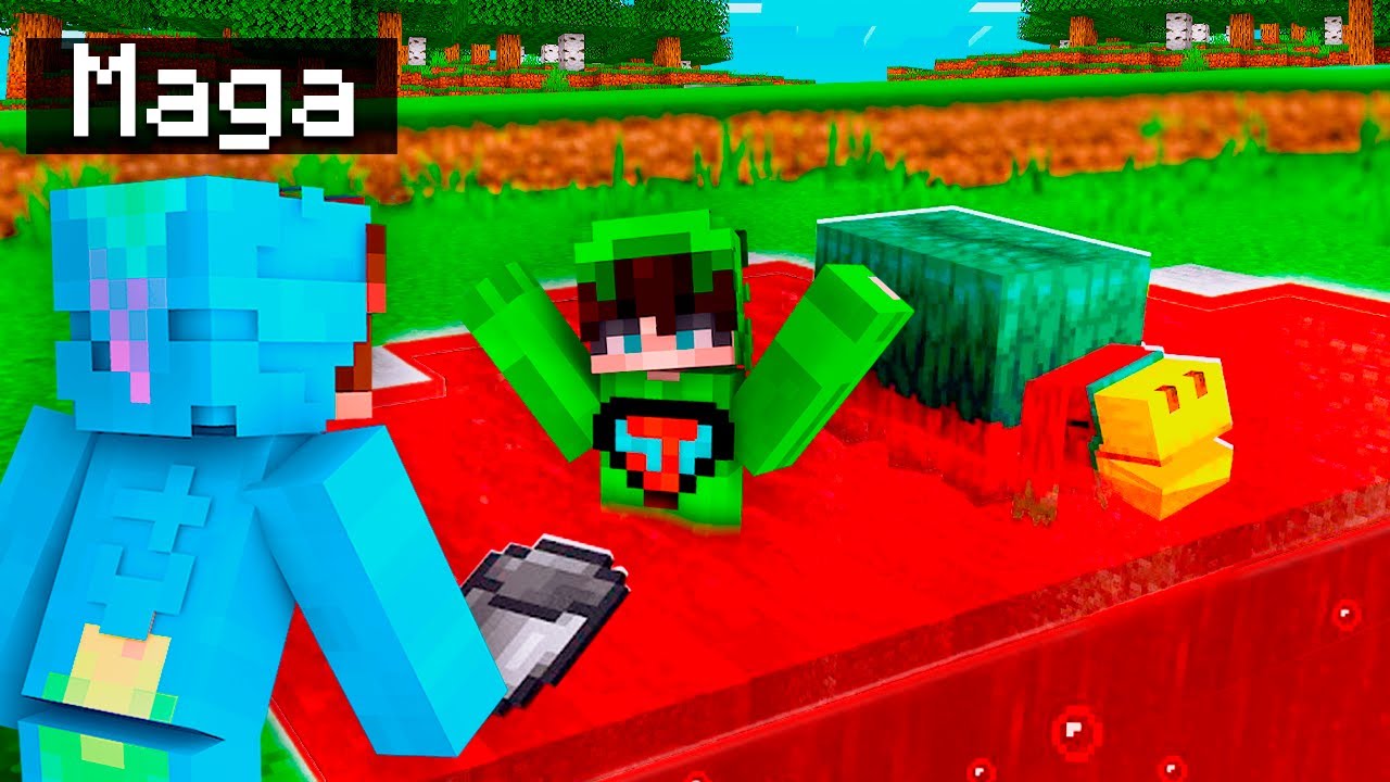 Descubrí la CASCADA de SANGRE en MINECRAFT