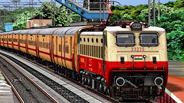12791 - SECUNDERABAD DANAPUR EXPRESS TRAIN JOURNEY | BUMPY RAILROAD TRAIN SIMULATOR | RAILWORK |
