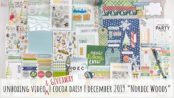Unboxing & Giveaway | Cocoa Daisy | December 2019 "Nordic Woods"