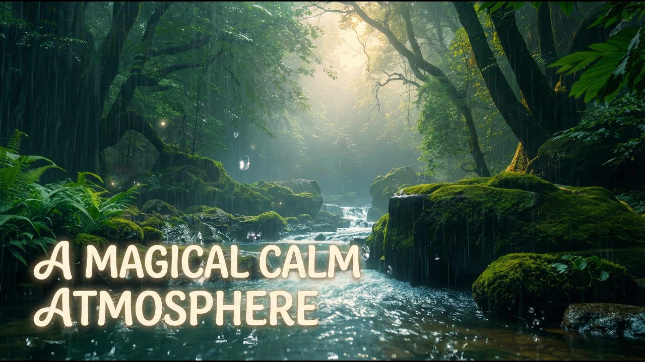 Relaxing Water Sounds in Deep Forest 🌿 Peaceful Creek & Birds Chirping ...