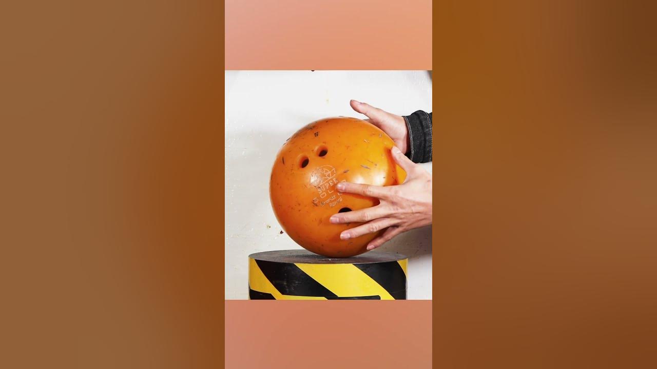 Hydraulic Press Crush Bowling BallShorts YouTube