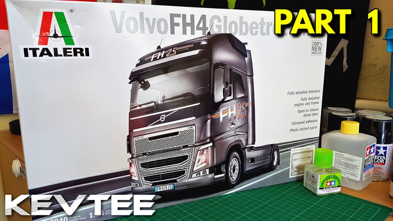 Italeri Volvo FH Globetrotter | Lockdown Build | Part 1 - YouTube