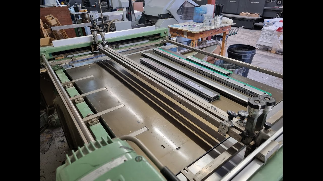 ▷ Used Screen printing machine for 