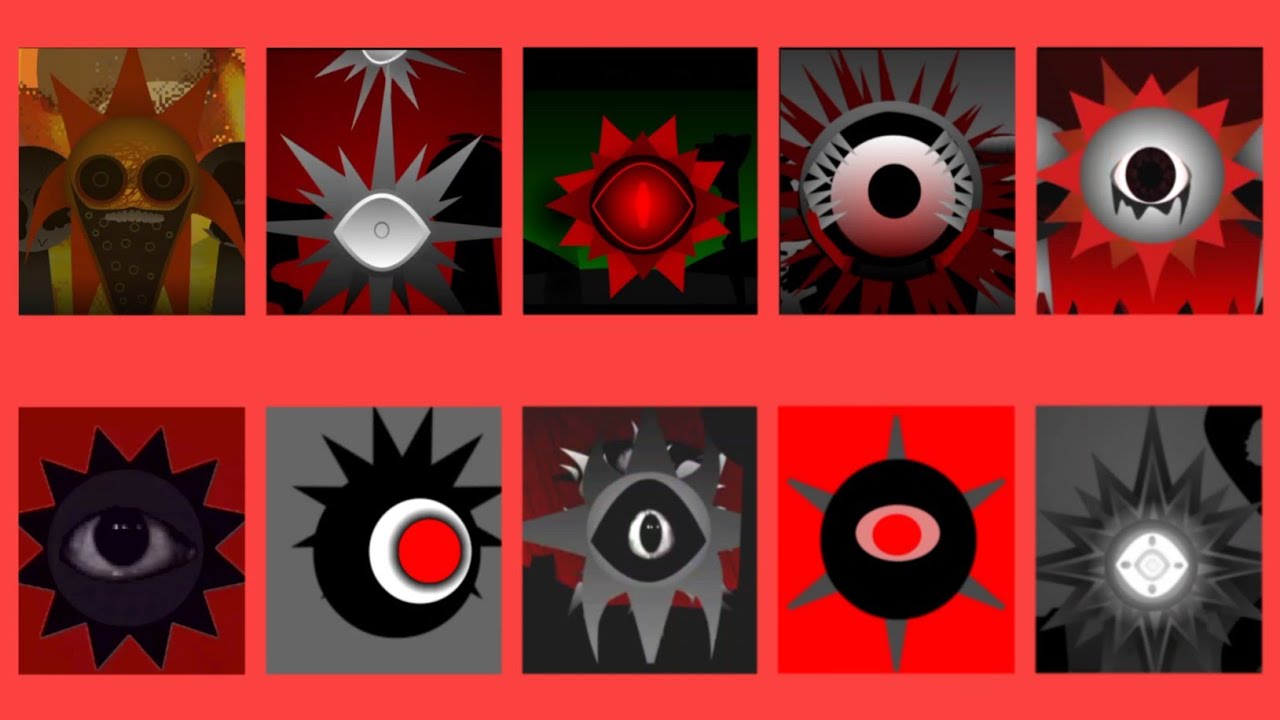 All Mr Sun Evolution - 10 Phases / Incredibox Sprunki Mix - All Characters Together 