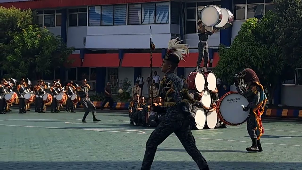 Perform Pertama Drumband Gema Perwira Samudra PIP Semarang Angkatan 60 di Acra Apel CO Angkatan 59😎