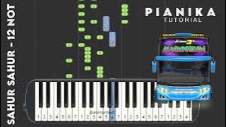 telolet basuri pianika Sahur Sahur 12 not