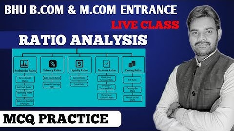 MCQ RATIO ANALYSIS With Answers  || BHU Bcom Entrance 2021 || BHU Mcom Entrance 2021 ||