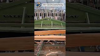 Massive Timber Beam Processing Machine in Action | Industrial Woodworking Technology