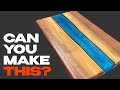 How to make epoxy cutting board  stepbystep guide  woodworking resin