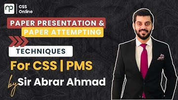 🎯 CSS Paper Presentation Hacks |💡Top CSS Exams Like a Pro! | by Abrar Ahmad Butt | Nearpeer ✍️