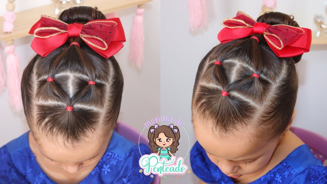 Aprenda a fazer um penteado infantil para daminha, formatura super