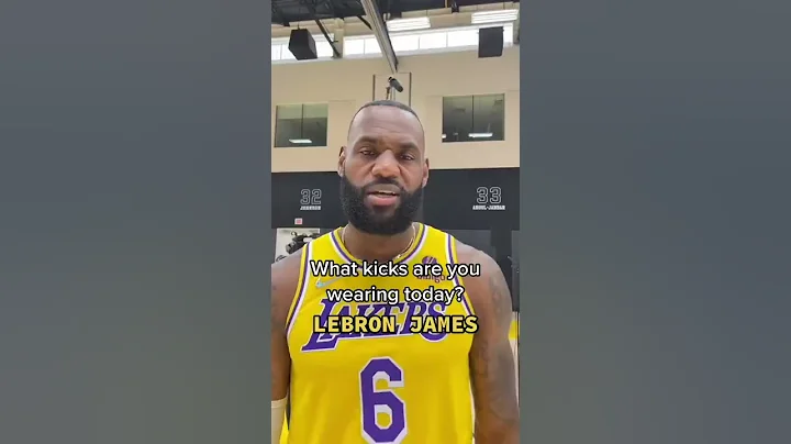 LeBron James Shows Off New LeBron 19 Shoes At Lakers Media Day 👀 🔥#Shorts @brkicks - DayDayNews