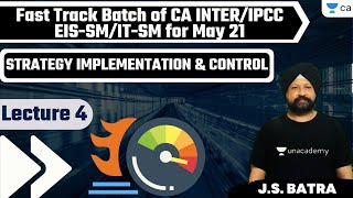 Famous L4: Fast Track Batch | CA Inter EIS-SM | May 21 | Strategy Implementation & Control | J.S. Batra Profile
