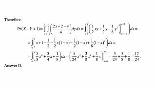 Exam P exercise for November 9, 2018
