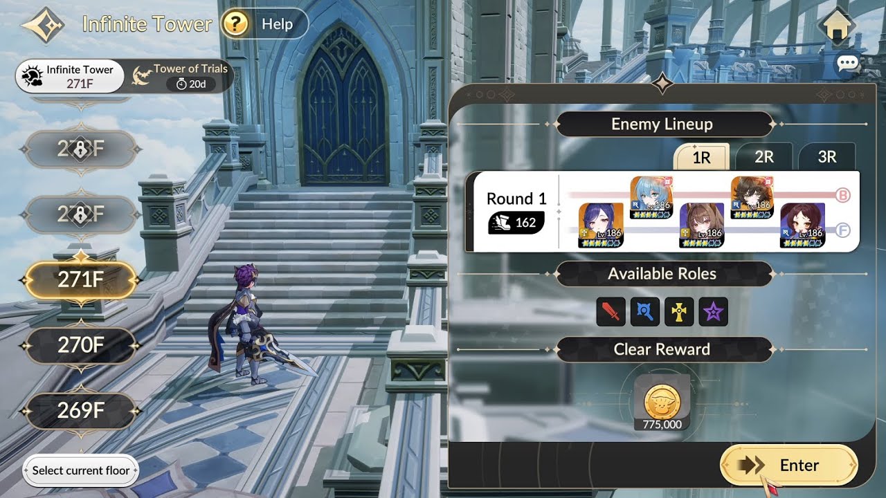 Infinite Tower 271F-280F - Seven Knights Re:BIRTH