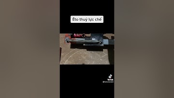 Ê tô thủy lực chế từ sắt vụn