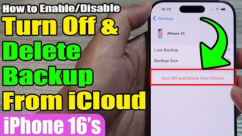 📱How to Turn Off & Delete iCloud Backup on iPhone 16/16 Pro Max | iOS 18 Guide
