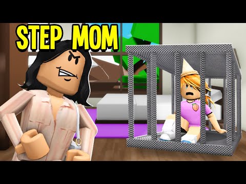 I Got Adopted.. Mean Step Mother TRAPPED ME! (Roblox Brookhaven RP)