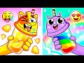 Yummy Rainbow Juice 🌈 What Color It Will Be? | Kids Songs And Nursery Rhymes by Fluffy Friends